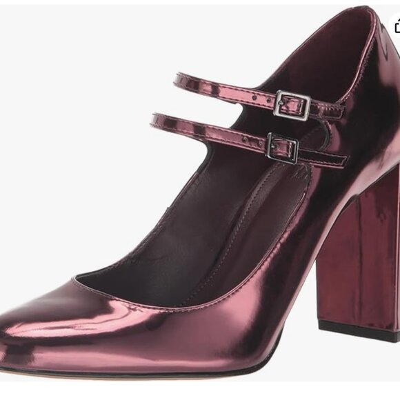 Vince Camuto Metallic Pink Heels - Picture 2 of 7